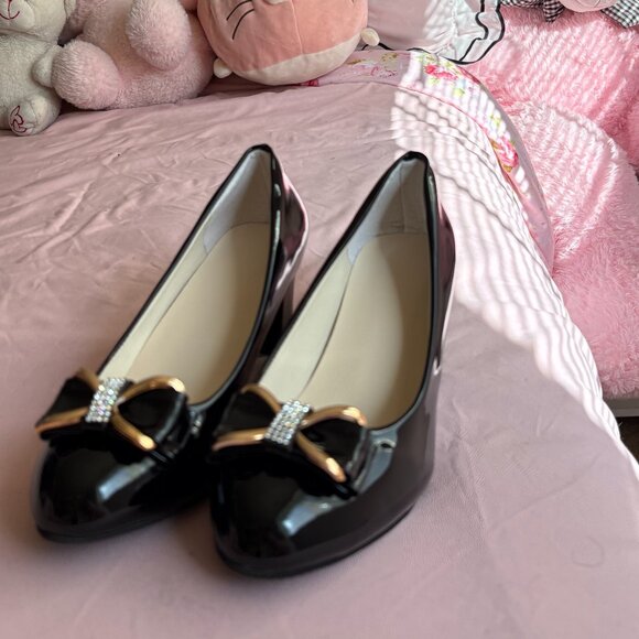 Black Patent Leather Heels - Size 39 (US 9) - Brand New - Picture 6 of 6